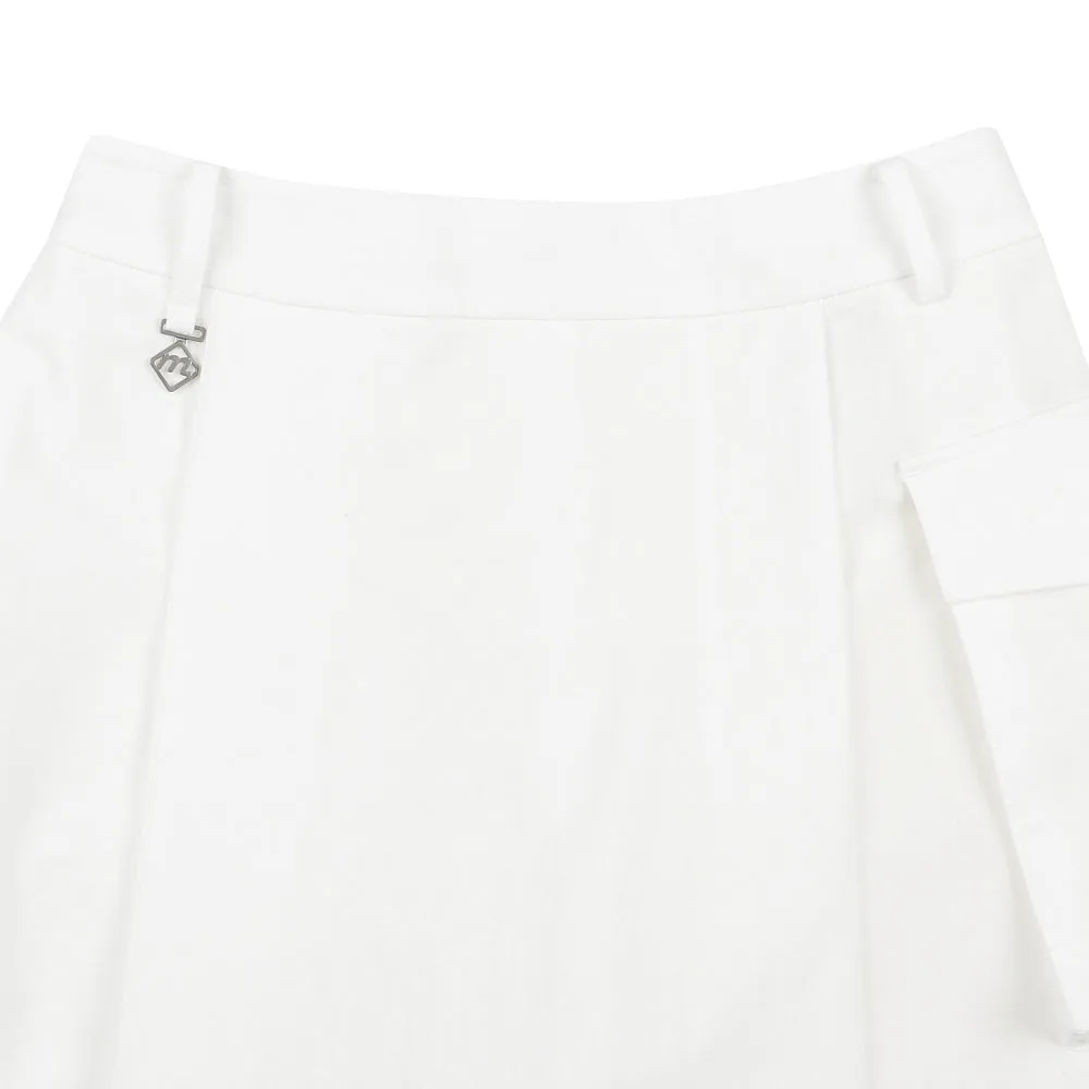 Monday Flow Four Seasons Pocket Skirt - White