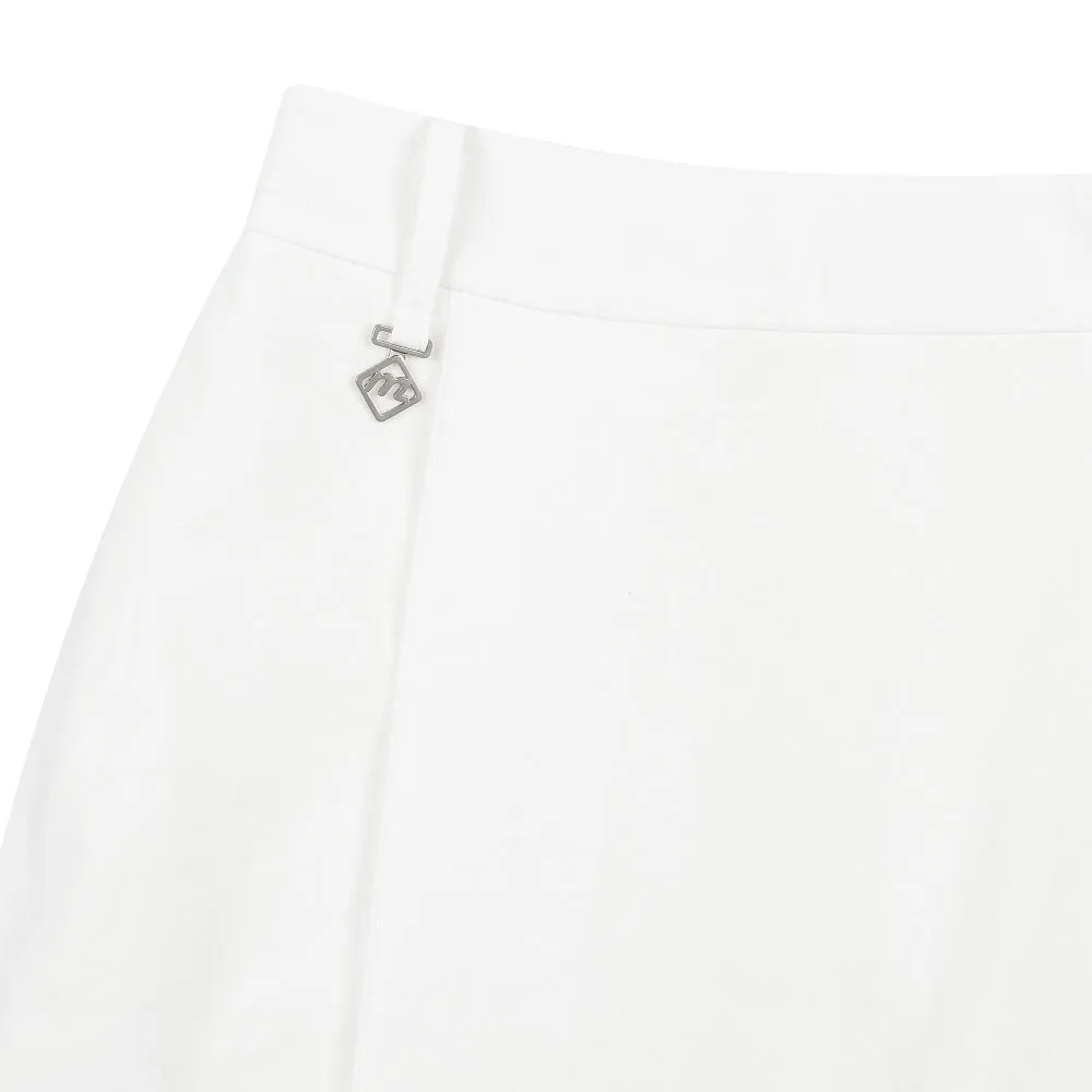 Monday Flow Four Seasons Pocket Skirt - White