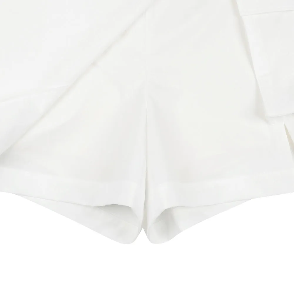 Monday Flow Four Seasons Pocket Skirt - White