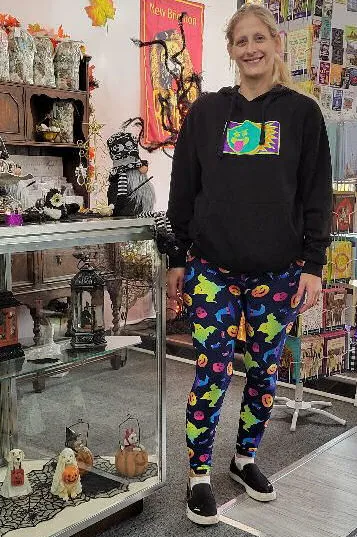 Monster Mash Halloween Leggings
