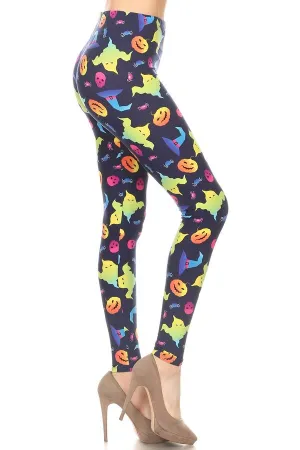 Monster Mash Halloween Leggings