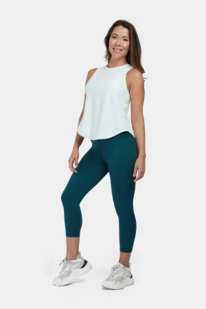 Move More Forest Green Capri Leggings