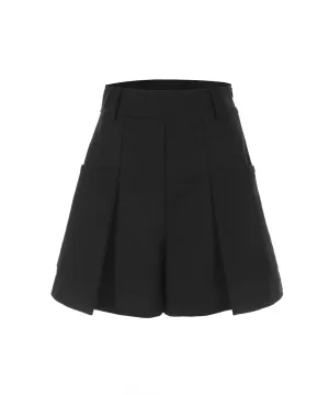 MYCL Big Pocket Culotte Short Pants - Black