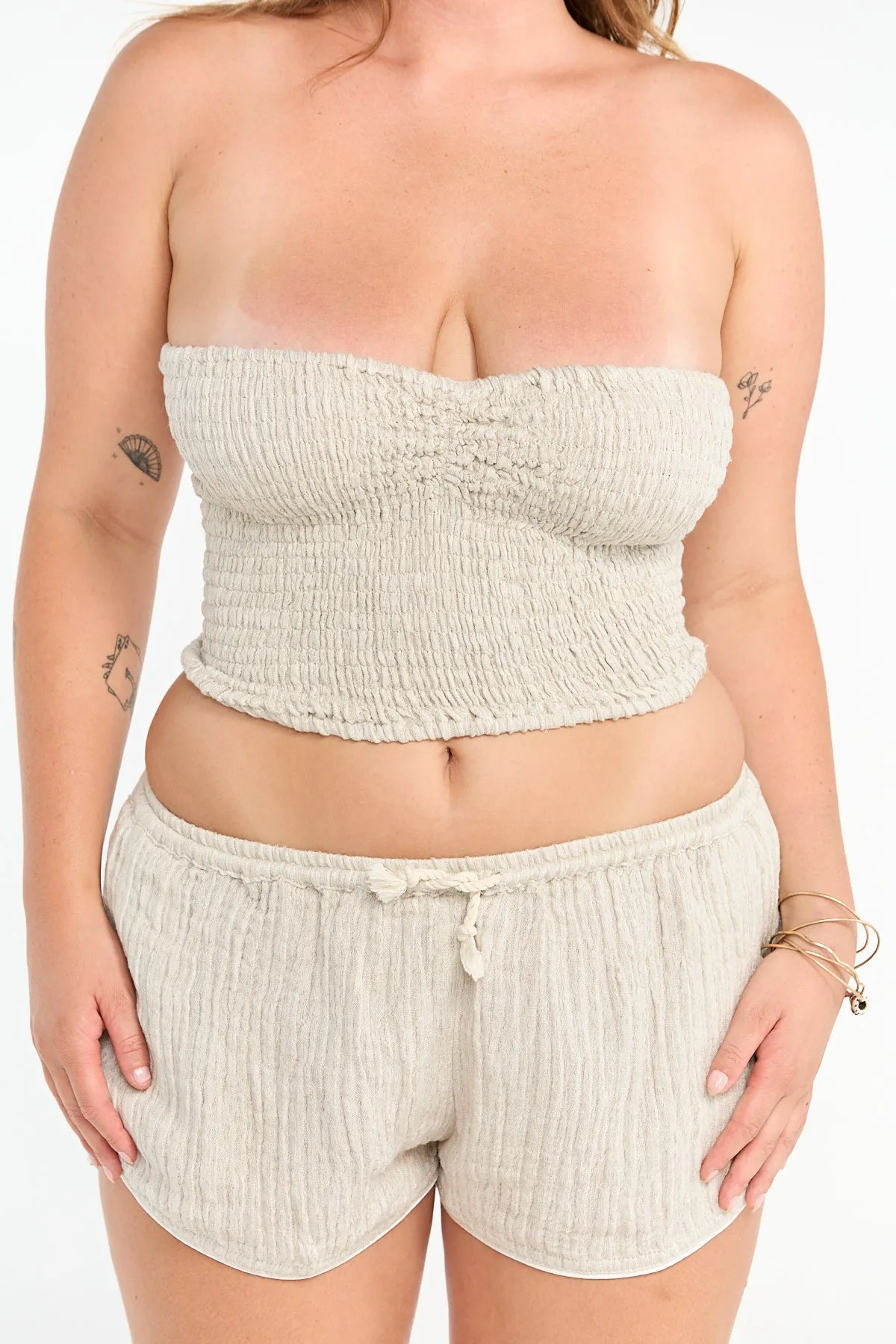 Namika Tube Top - Linen