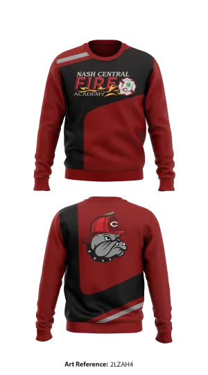 Nash Central Fire Academy Core Men's Crewneck Performance Sweatshirt - 2LzAH4