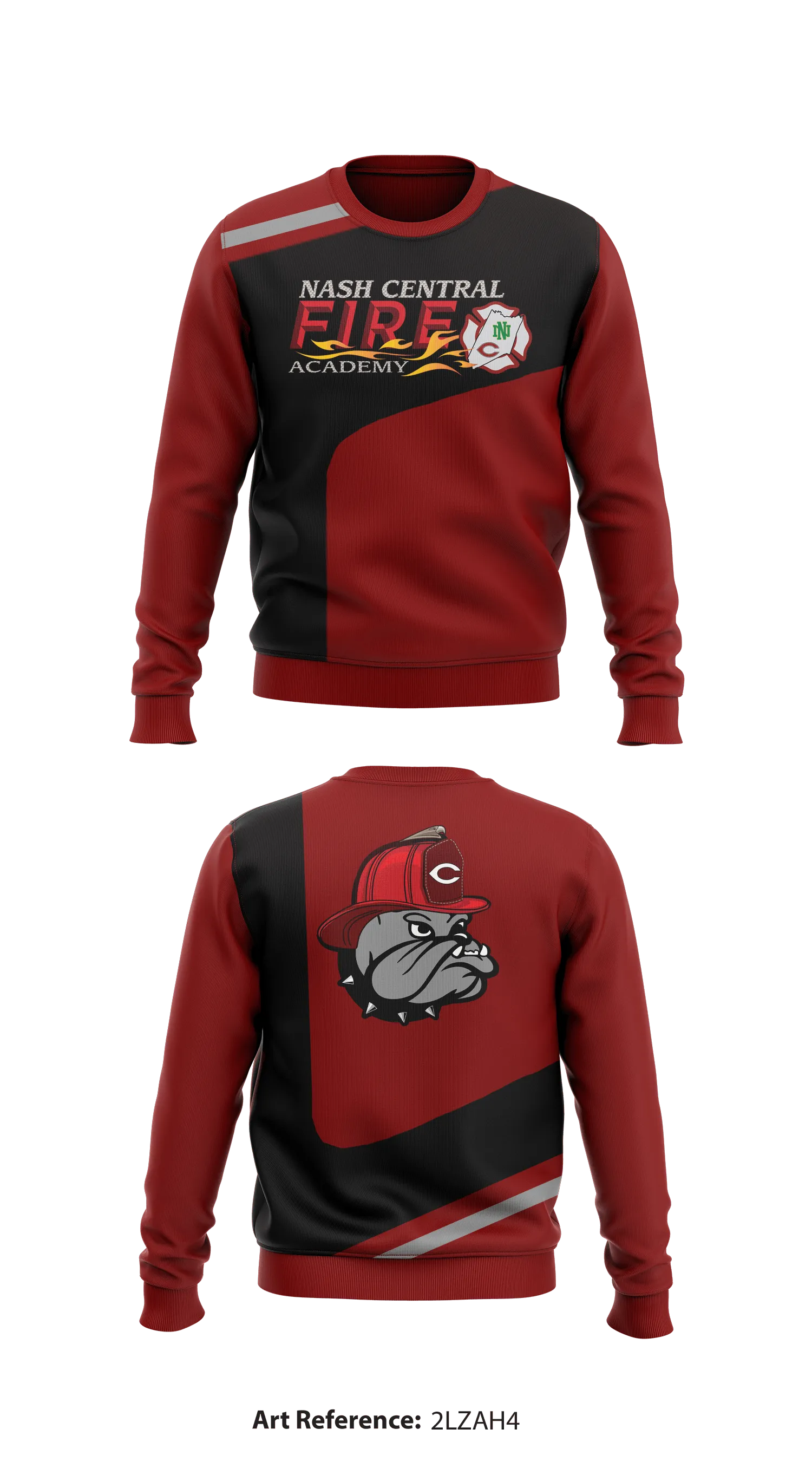 Nash Central Fire Academy Core Men's Crewneck Performance Sweatshirt - 2LzAH4