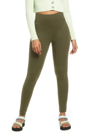 New Nordstrom BP. High Rise Leggings In Olive Sarma, Plus Size 3X