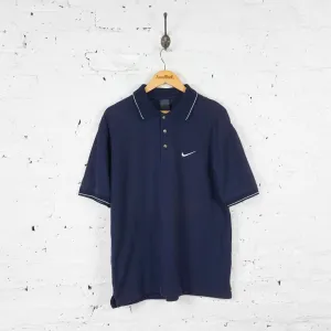 Nike Polo Shirt - Blue - L