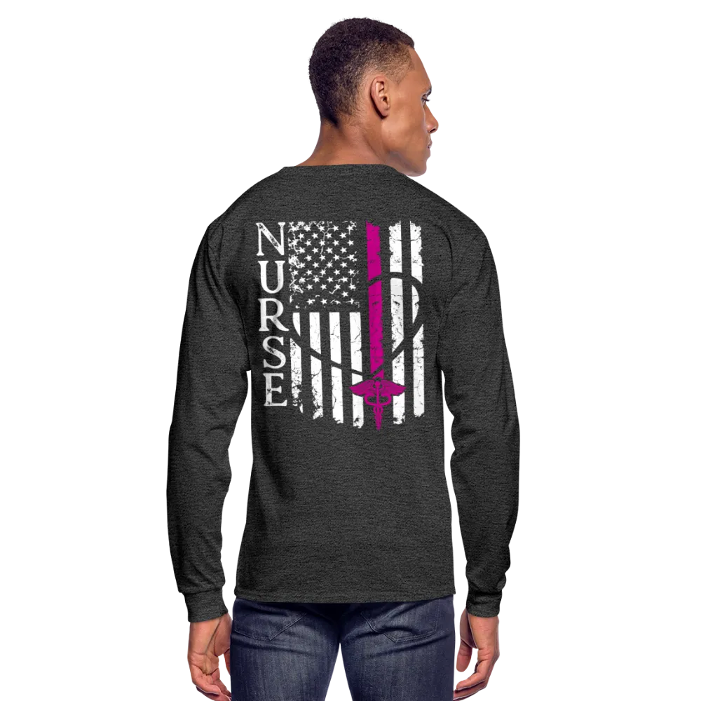 Nurse Flag Men's Long Sleeve T-Shirt (CK1674)