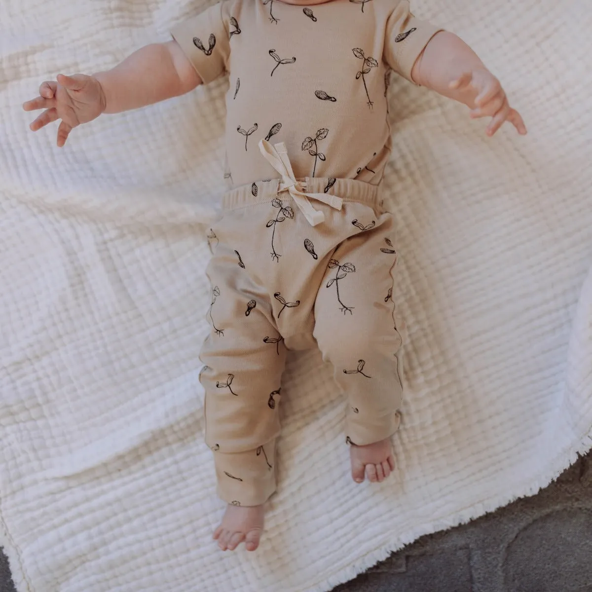 Organic Cotton Leggings - Maple