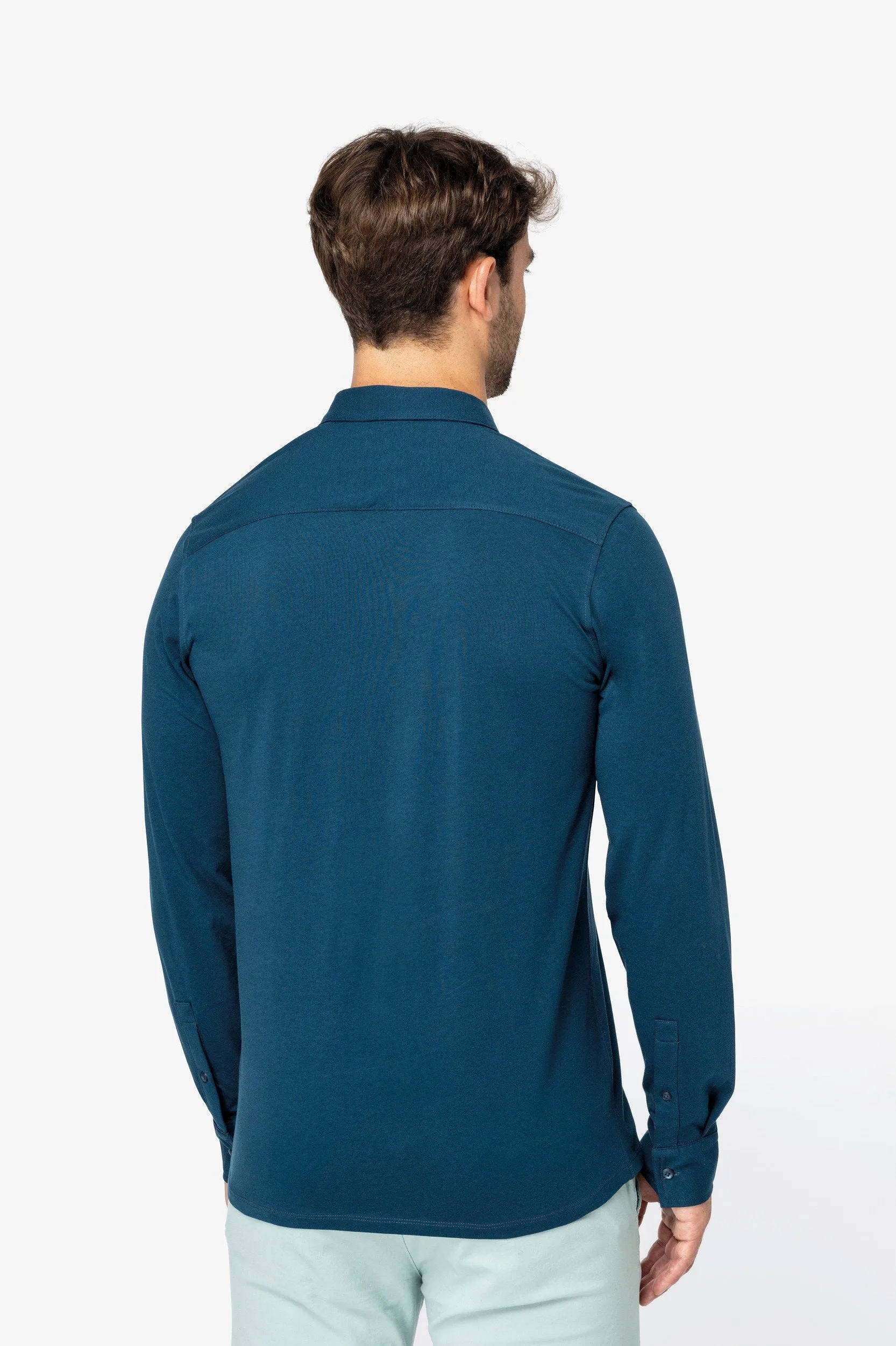 Organic Long Sleeve Jersey Shirt: Mens