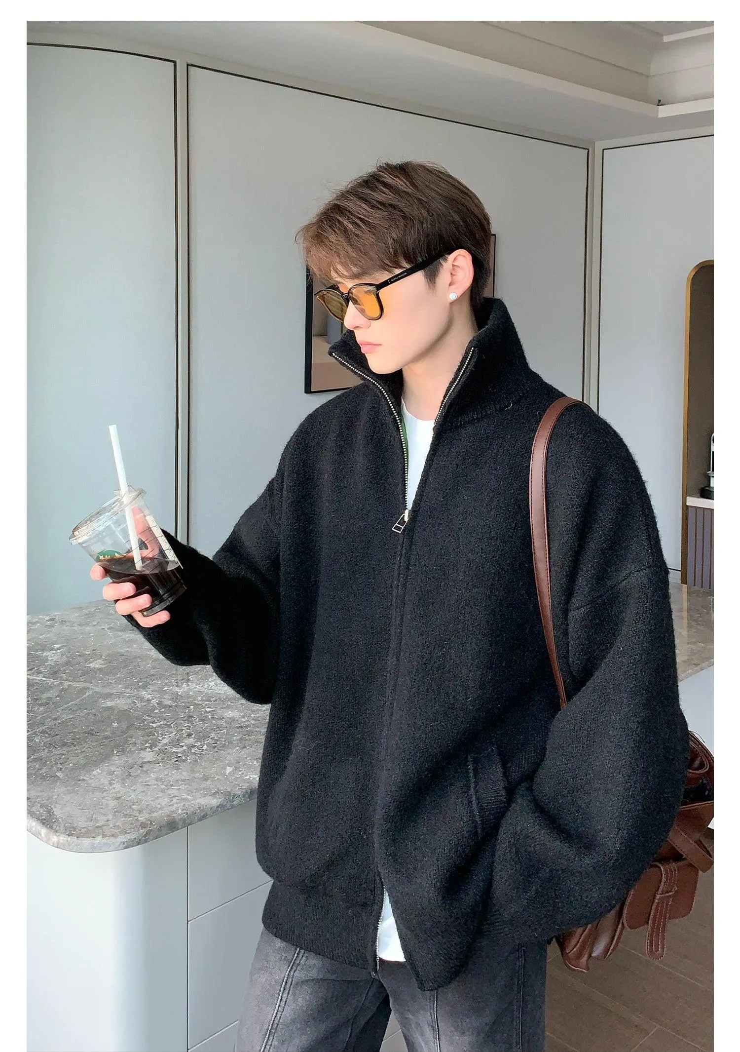 Oversized Zipped Jacket