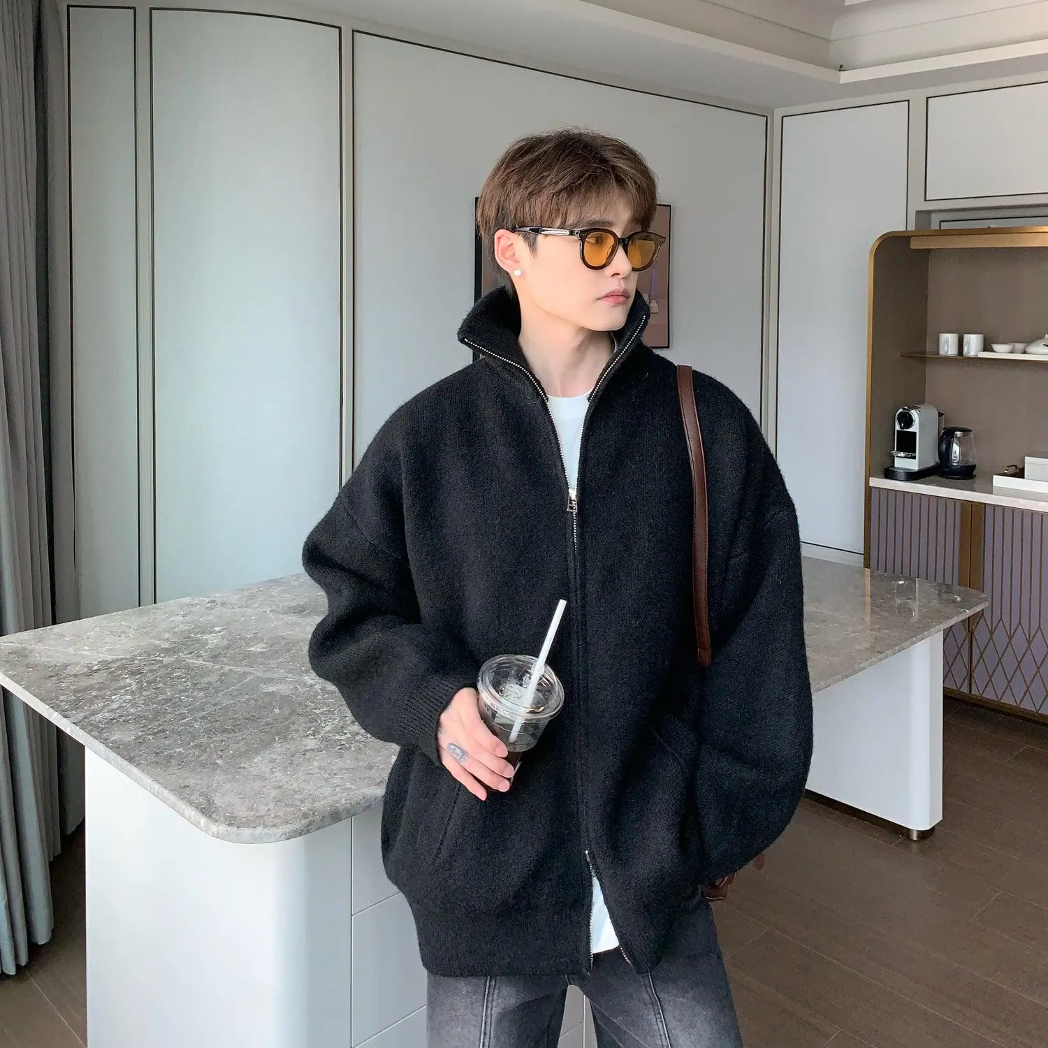 Oversized Zipped Jacket