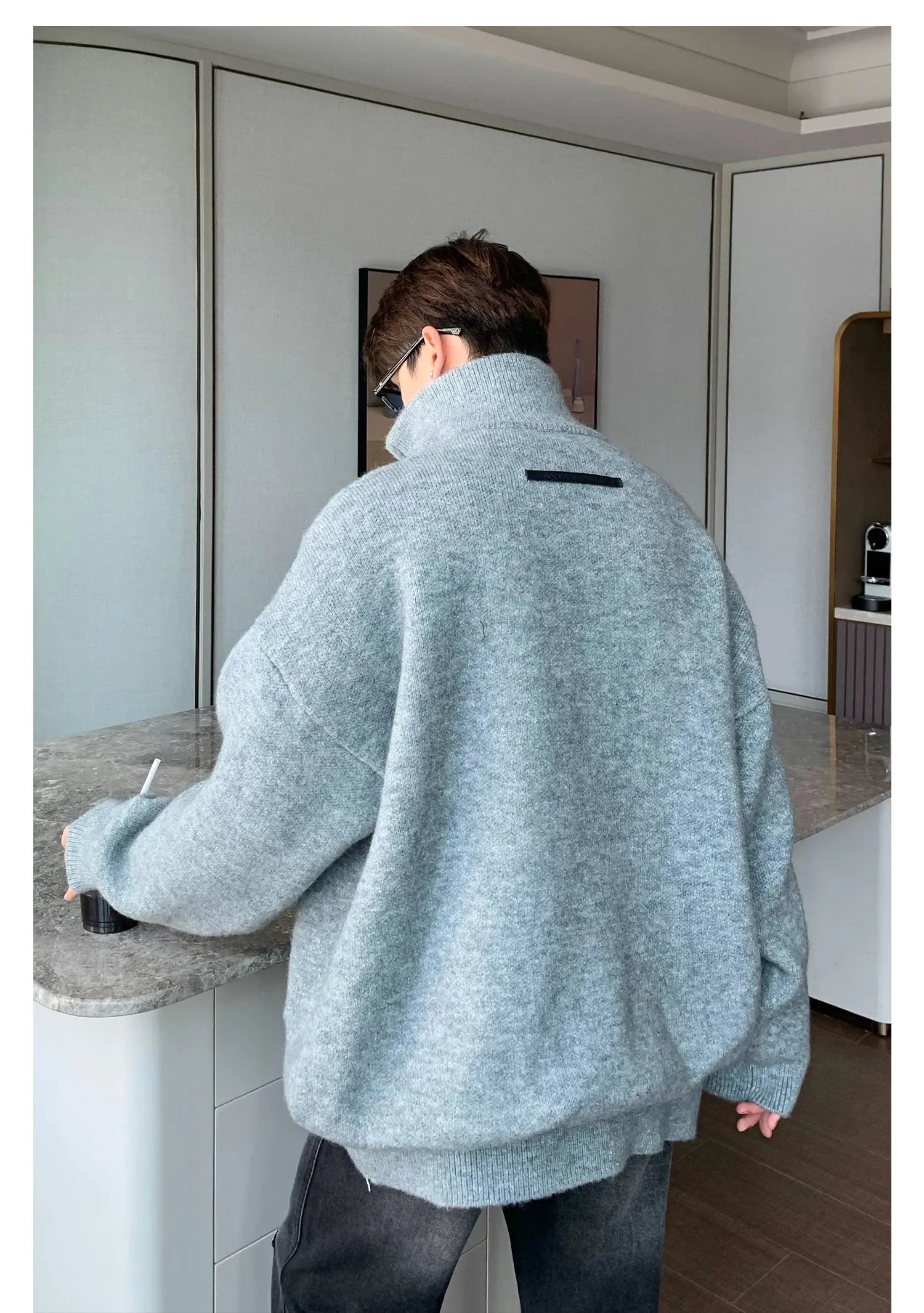 Oversized Zipped Jacket
