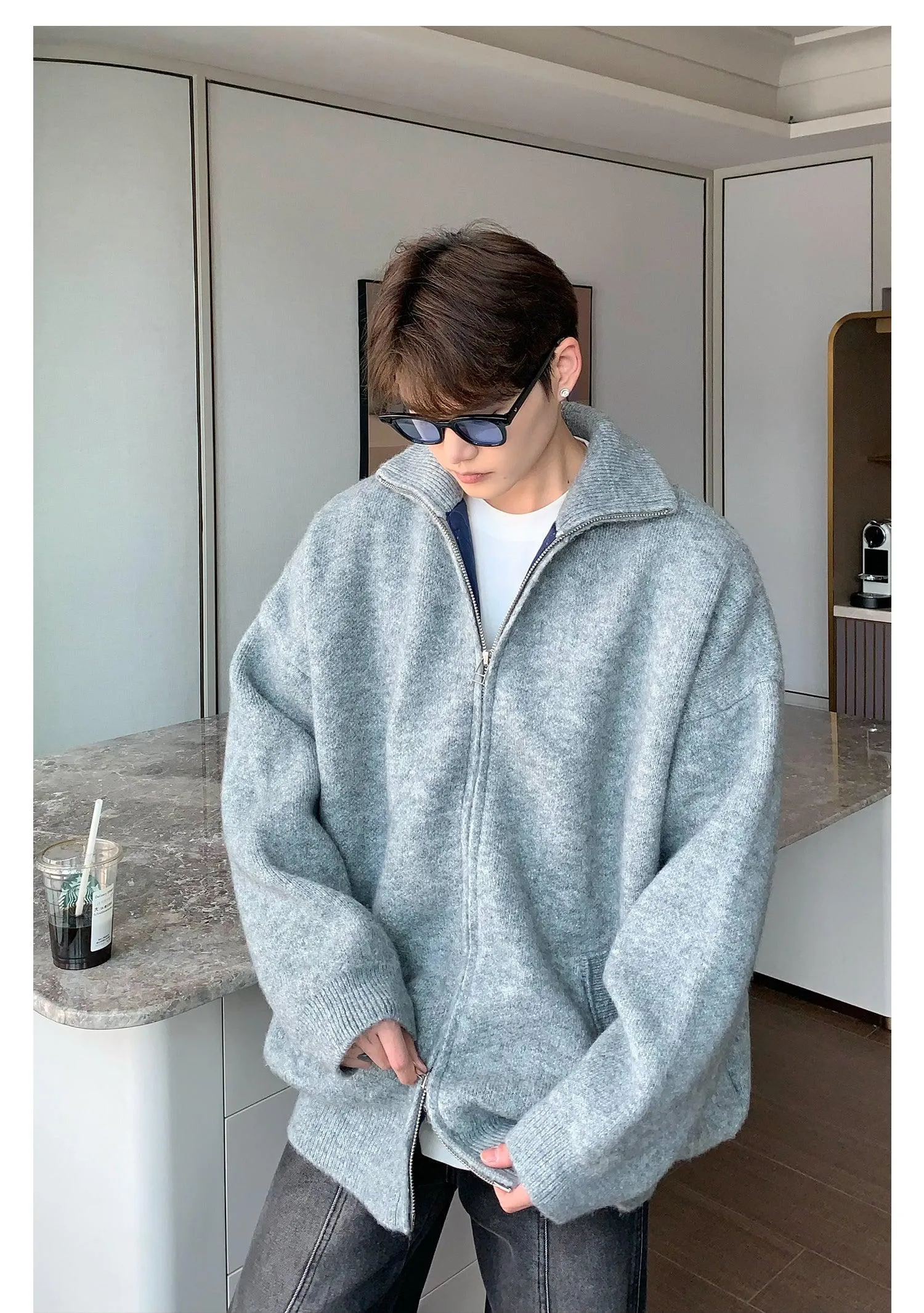 Oversized Zipped Jacket