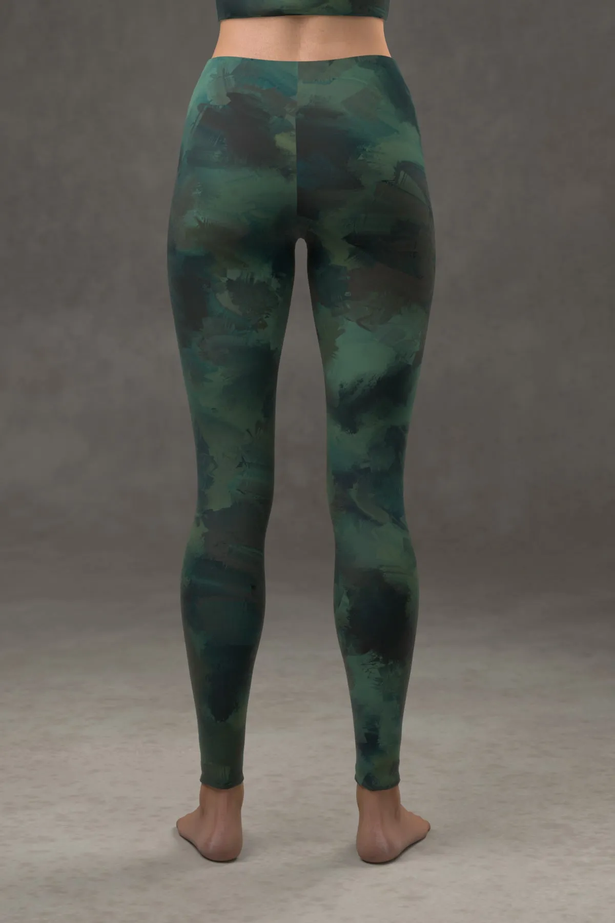 Painted Leggings: Deep Sea