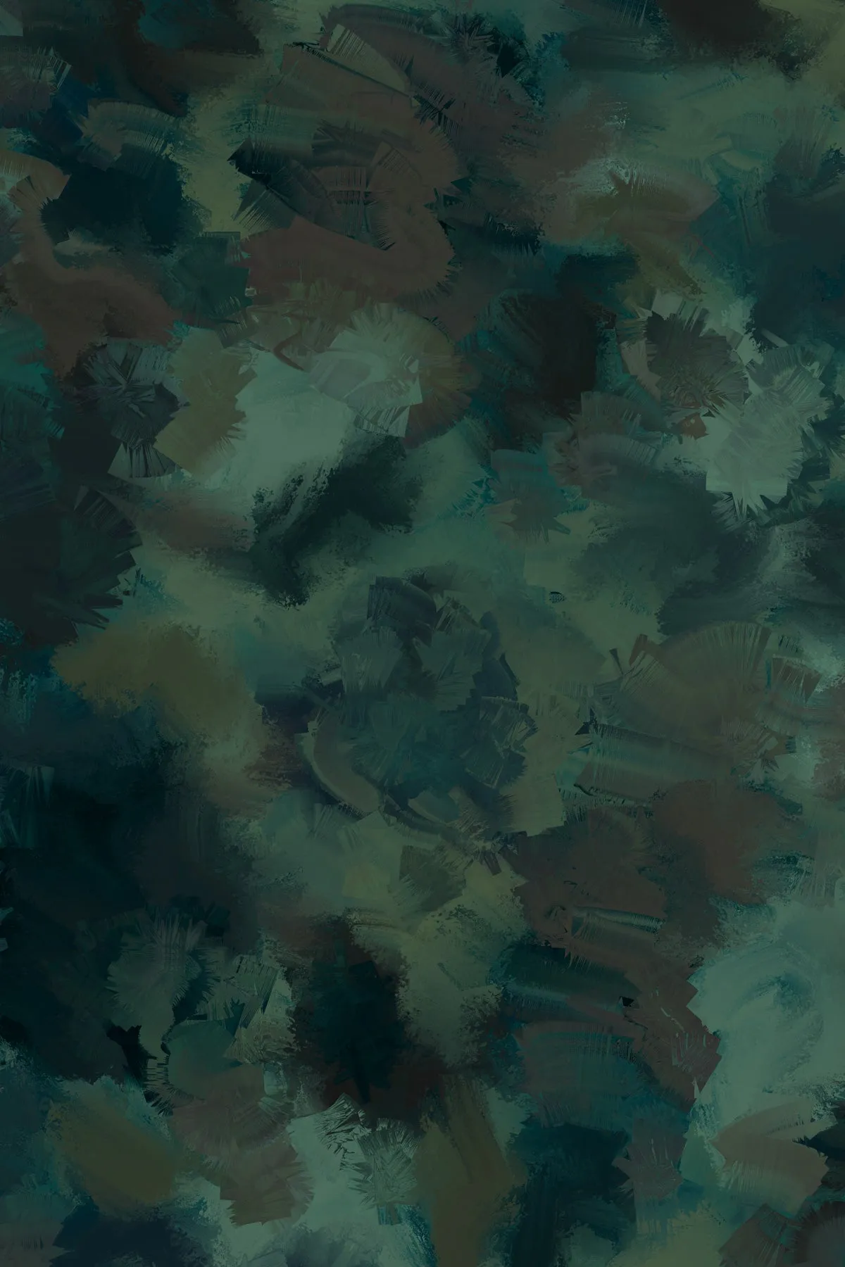 Painted Leggings: Deep Sea