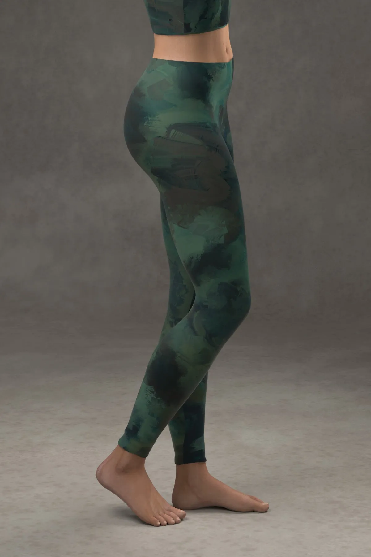 Painted Leggings: Deep Sea