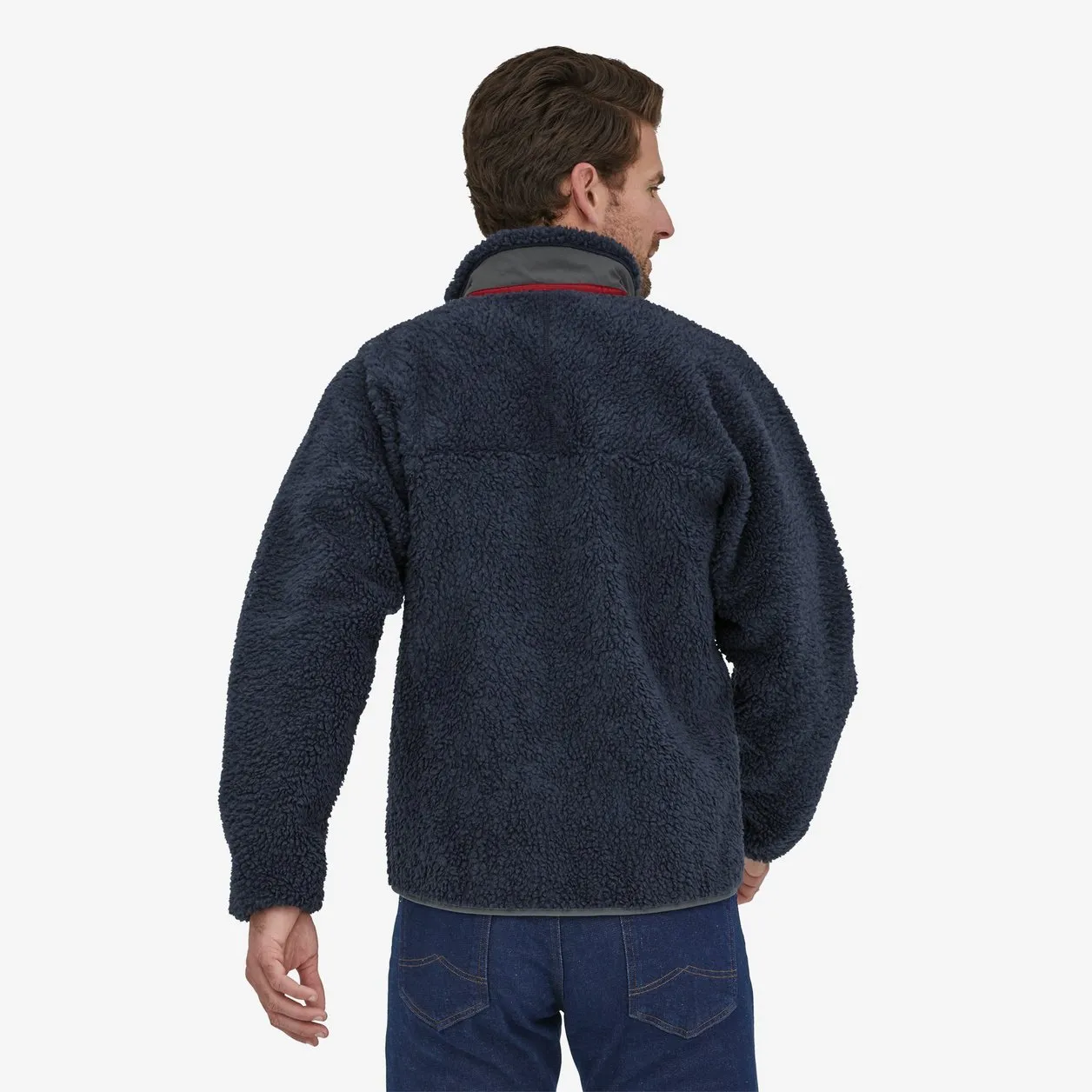 Patagonia - M's Classic Retro-X Jkt - New Navy w/ Wax Red