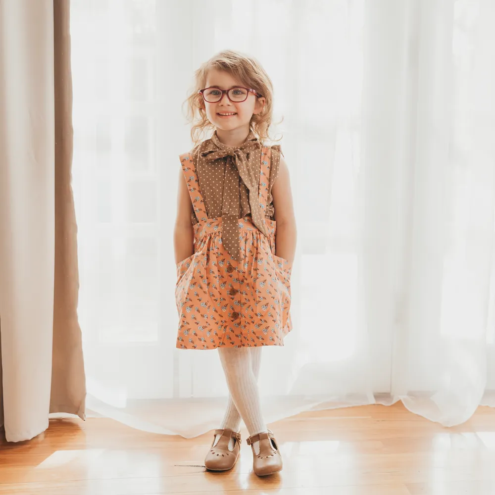 Peaches Suspender Skirt