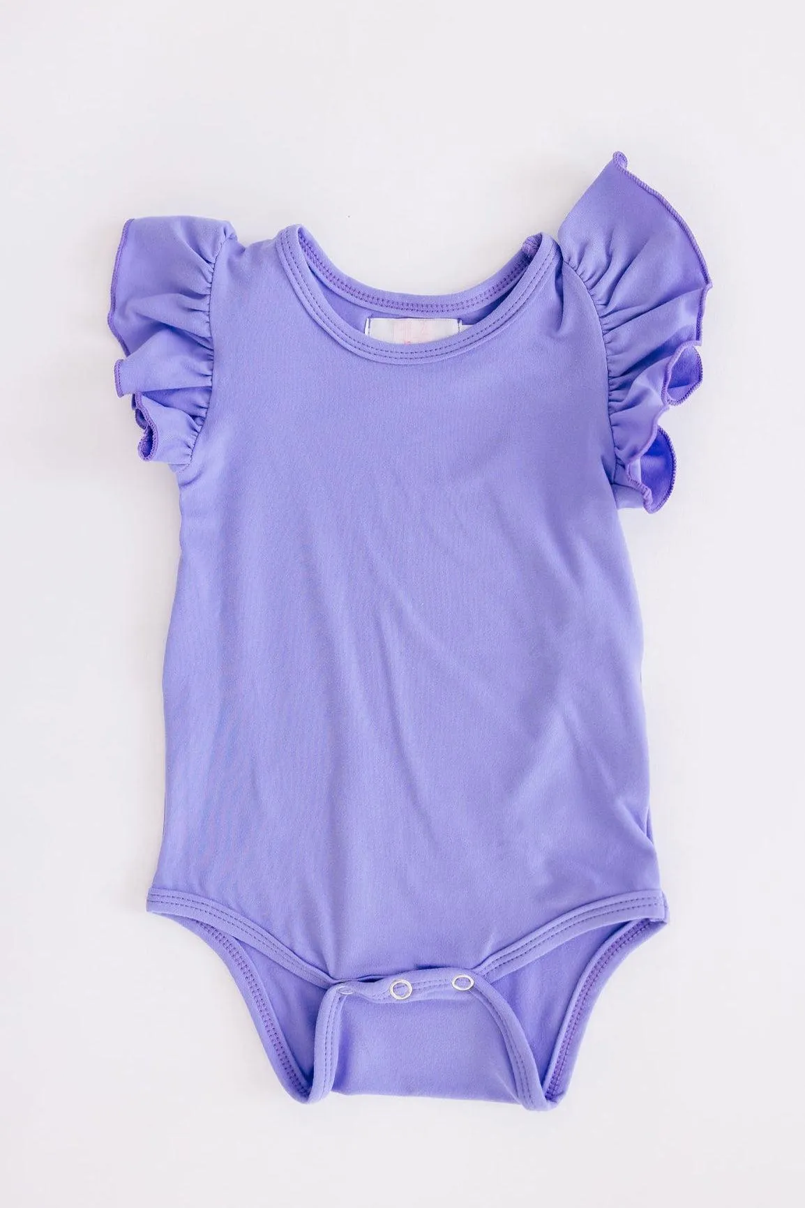 Periwinkle S/S Flutter Bodysuit
