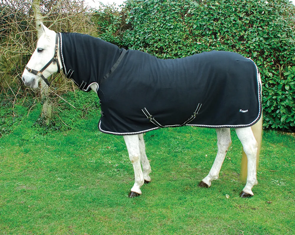 Personalised Equestrian Horse Pony Fleece Rug Cooler - Tractor Farmer Style