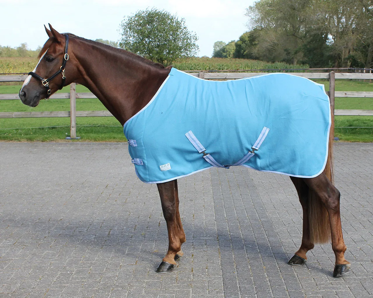 Personalised Equestrian Horse Pony Fleece Rug Cooler - Trotter Design