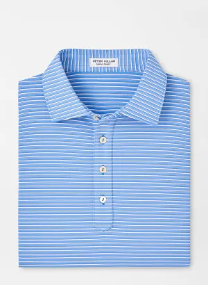 Peter Millar Mens Classic Fit Chatham Performance Jersey Polo - LIBERTY BLUE