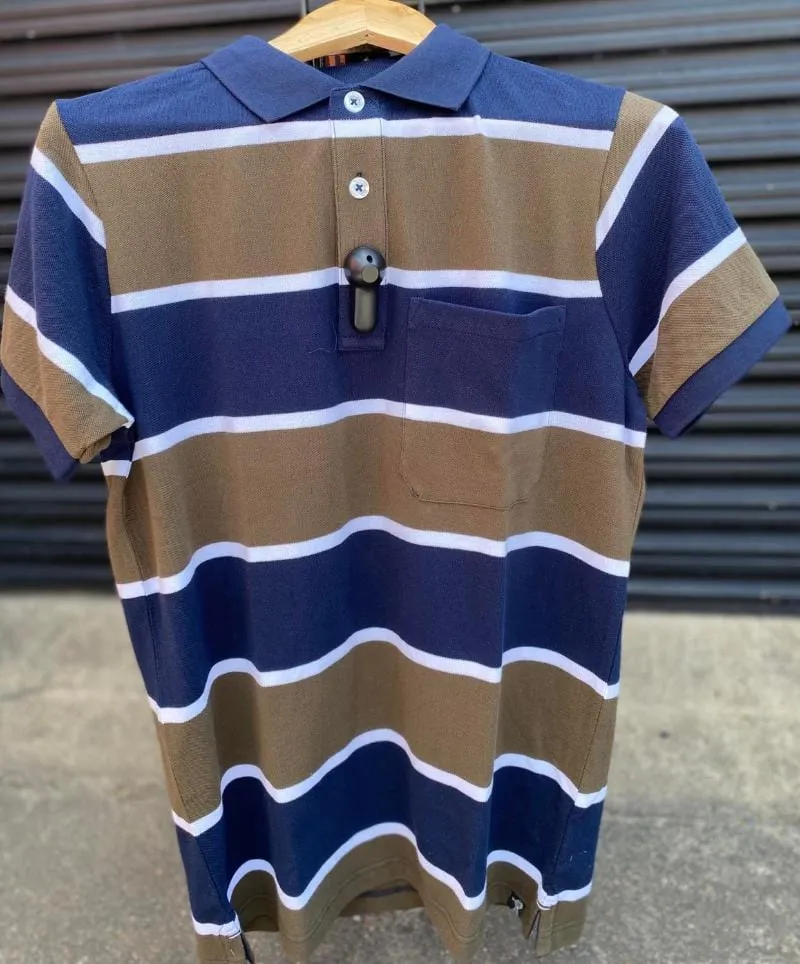 Pilbara Polo Mens Stripe