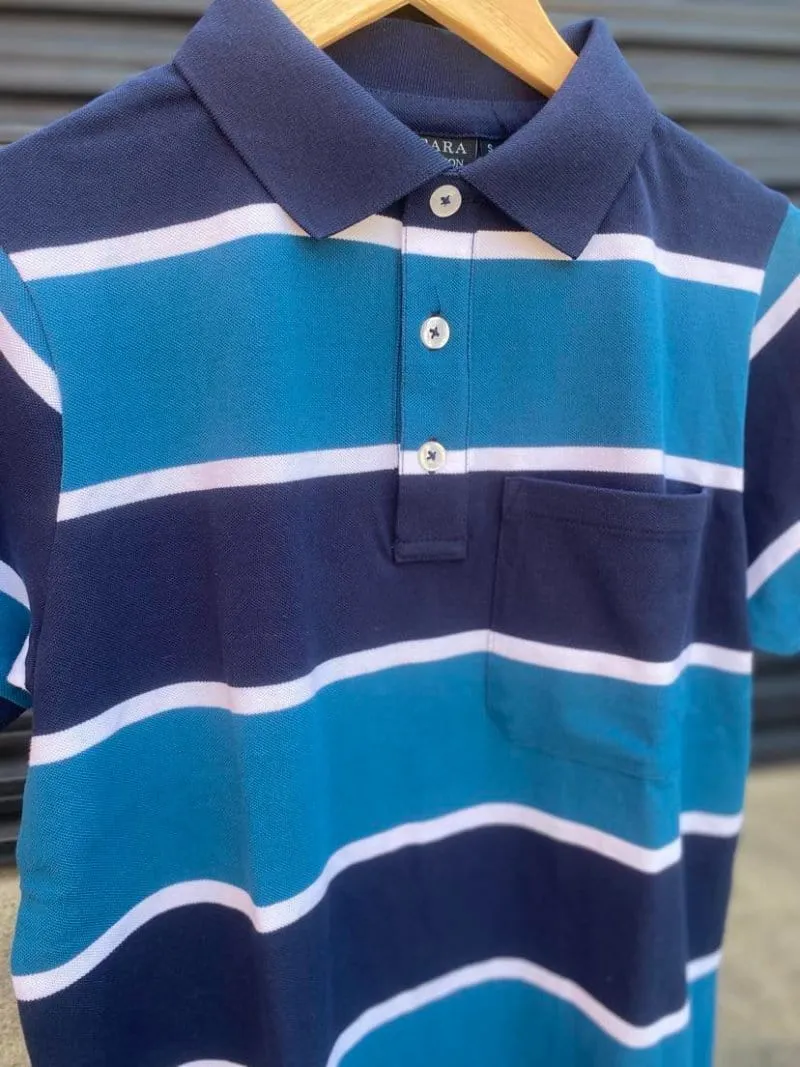 Pilbara Polo Mens Stripe