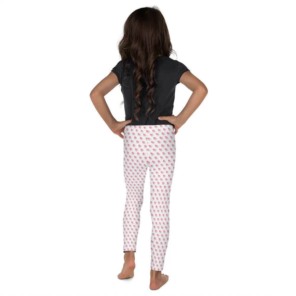 Pink Paper Hearts - Valentine's Day - Kid's Leggings