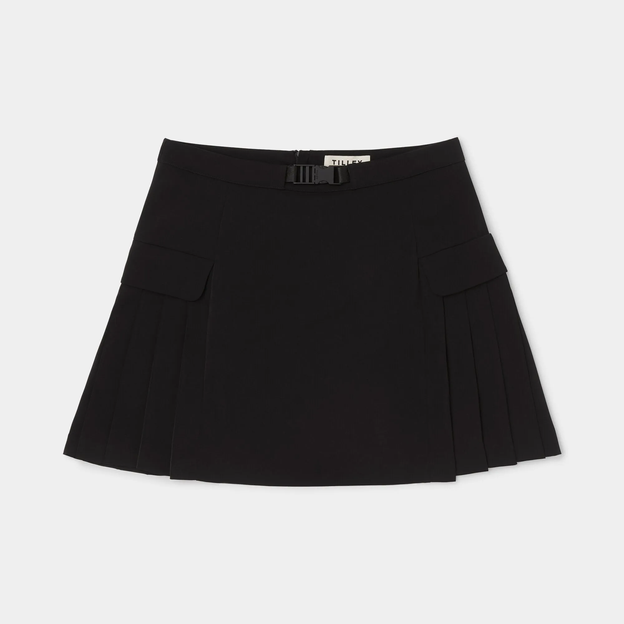 Pleated Cargo Skort