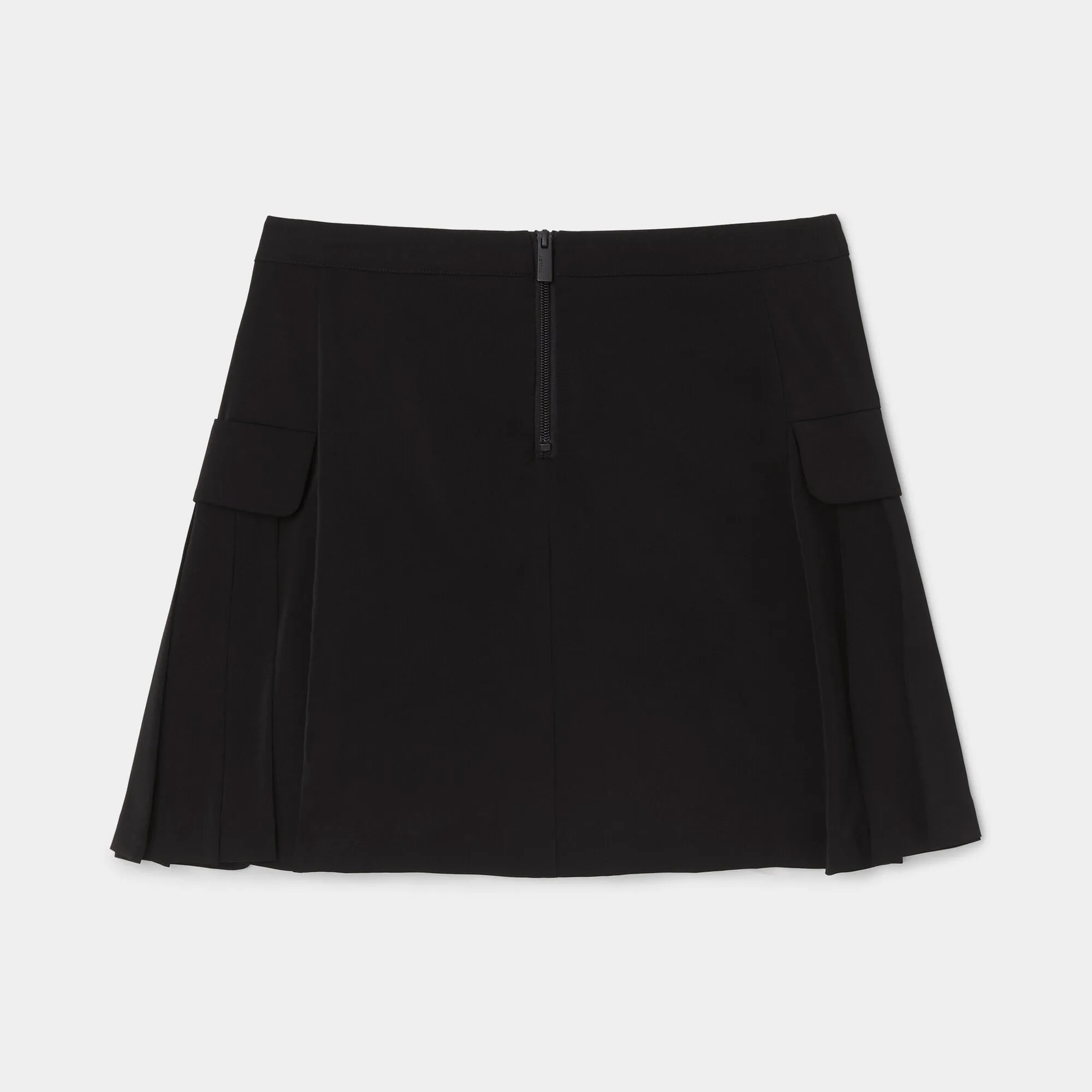 Pleated Cargo Skort