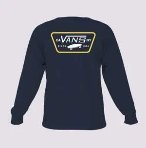 Polo Manga Larga Full Patch Back Ls Navy Samoan Sun