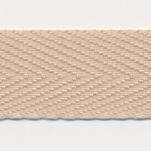 Polyester Herringbone Tape #03 Beige
