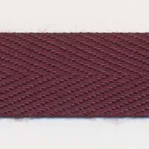 Polyester Herringbone Tape #56 Burgundy