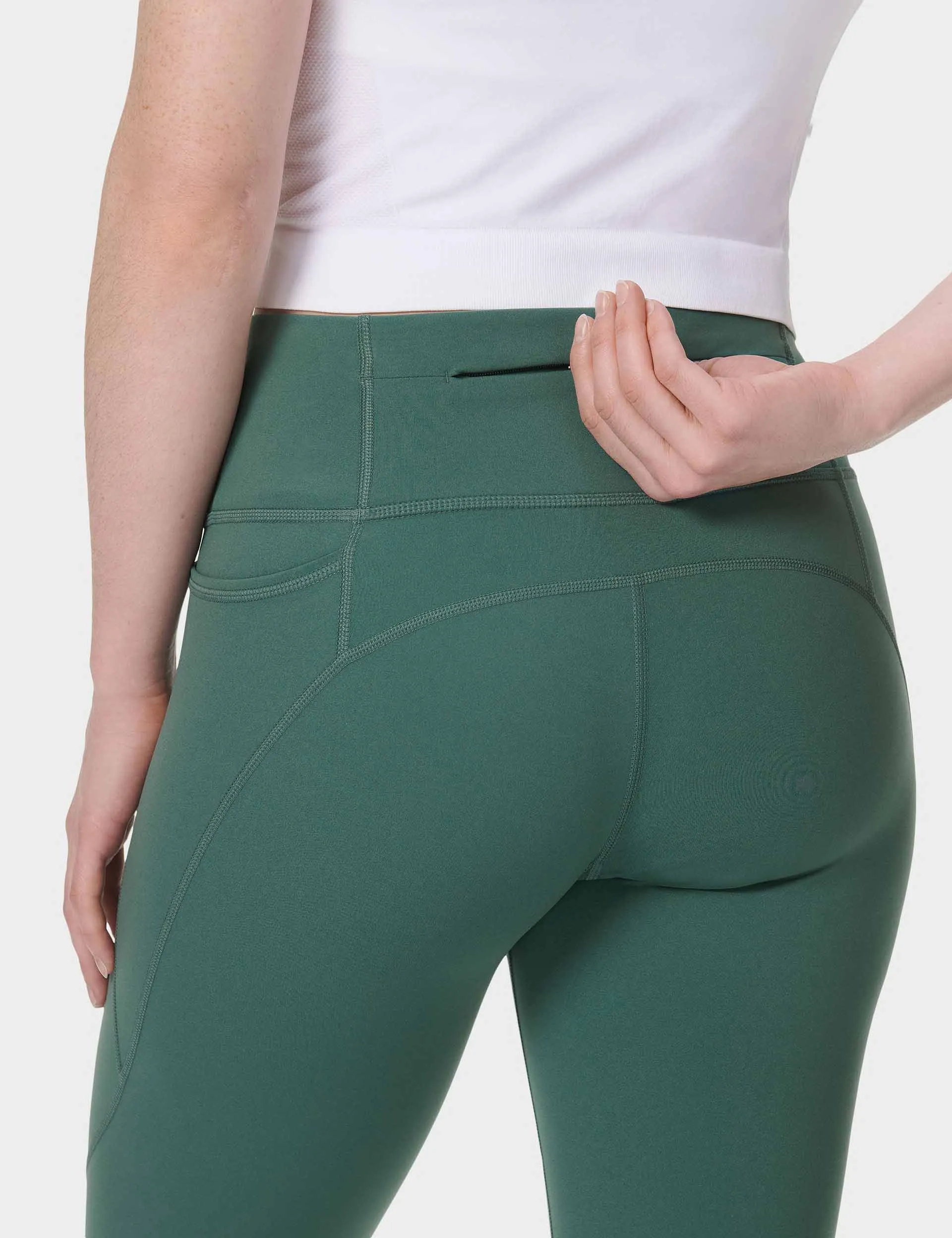 Power 7/8 Gym Leggings - Glade Green