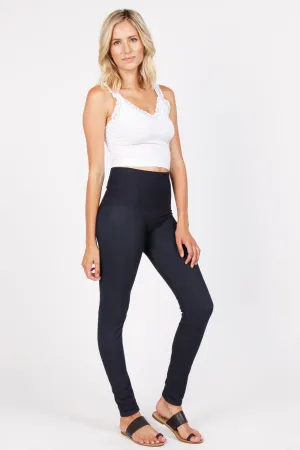 Premium Stretch Cotton Blend Denim Leggings