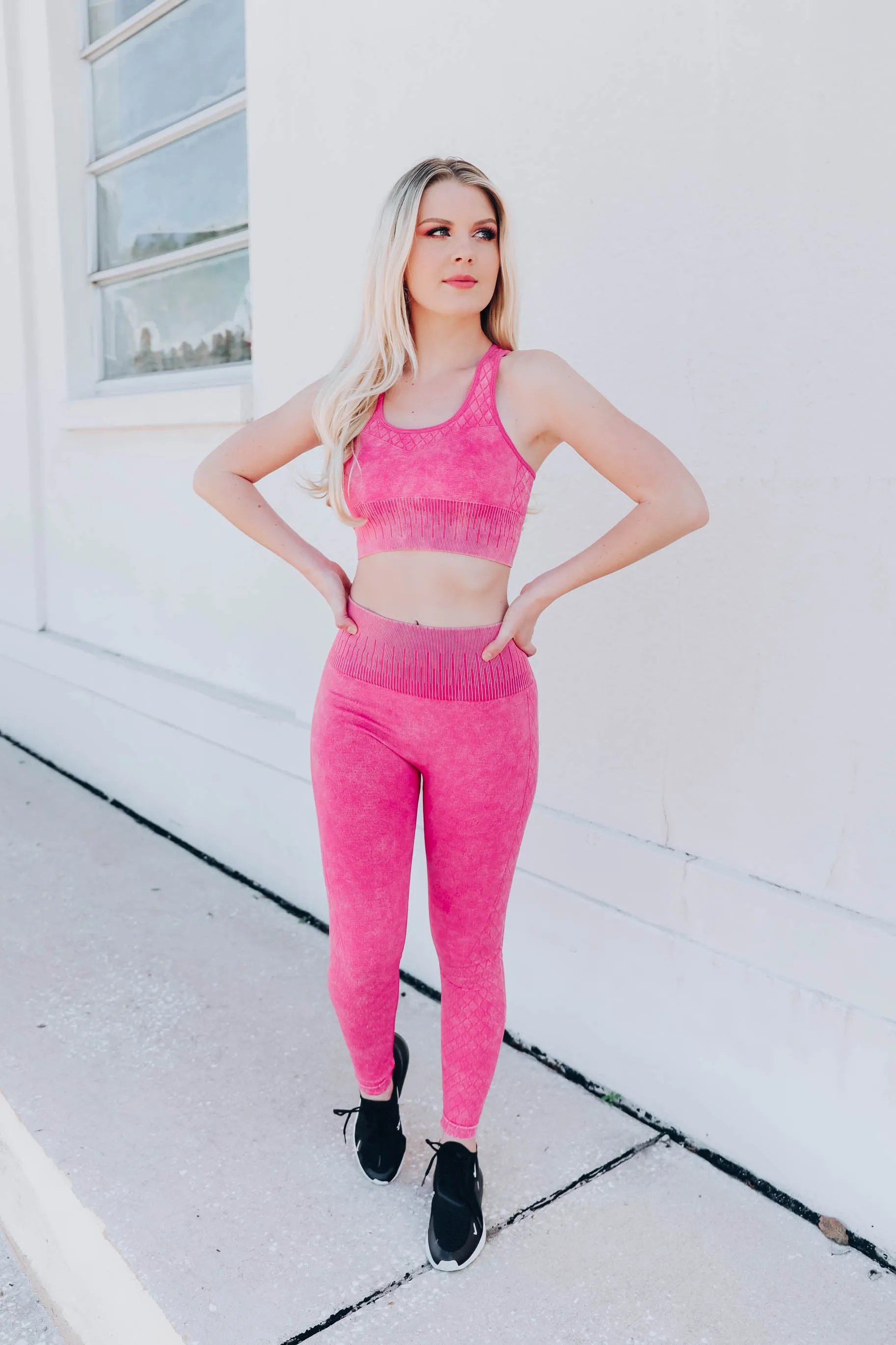 Pushin' The Limit Leggings S-3X - Hot Pink