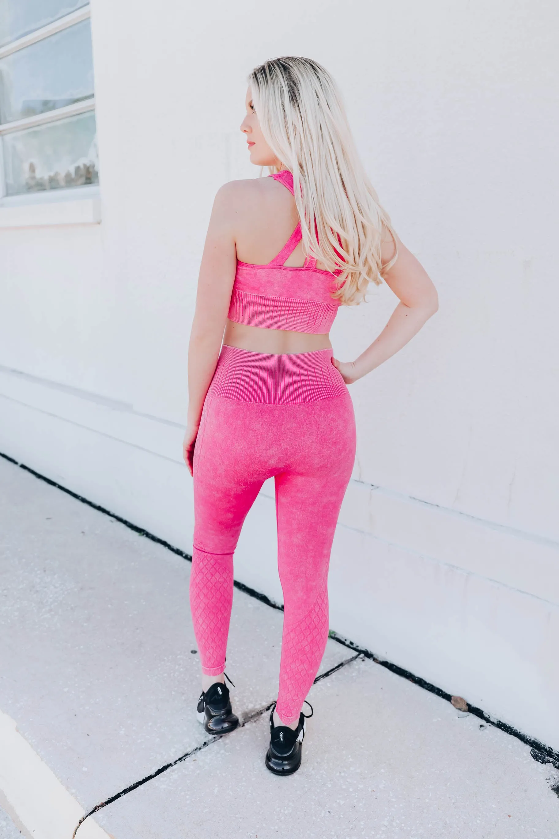 Pushin' The Limit Leggings S-3X - Hot Pink