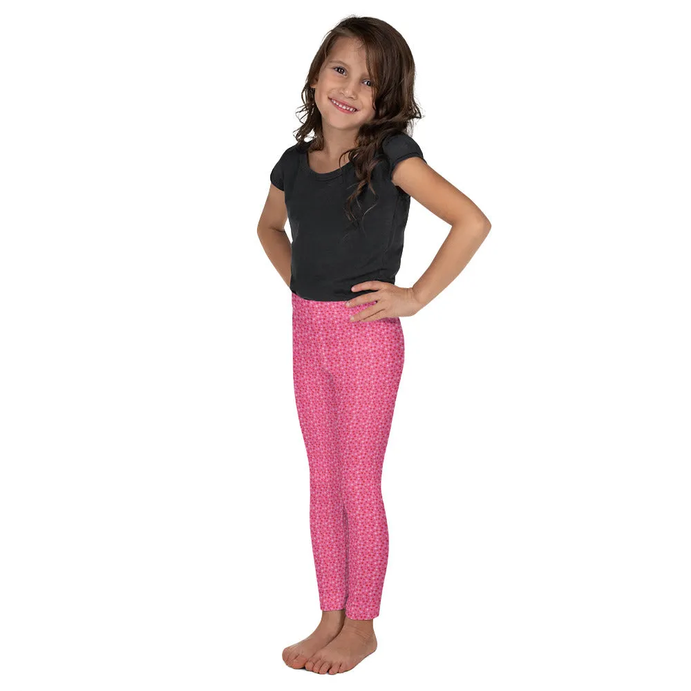 "I Love You Like Crazy" Hearts Pattern - Valentine's Day - Kid's Leggings