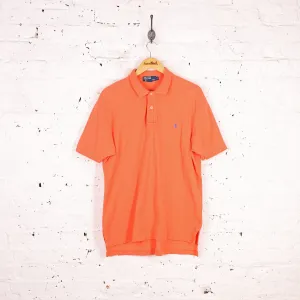Ralph Lauren Polo Short Sleeve Polo Shirt - Orange - L