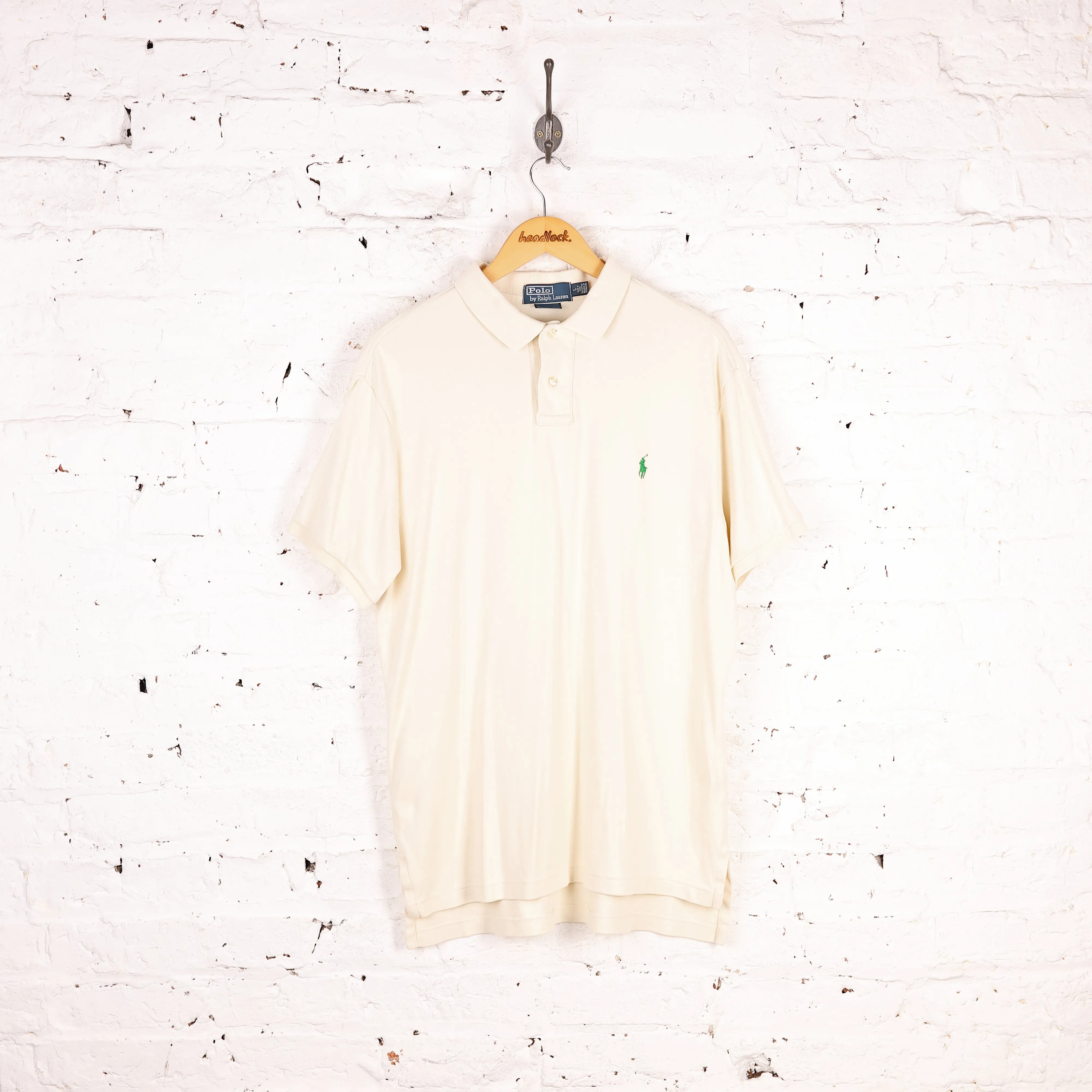 Ralph Lauren Short Sleeve Polo Shirt - White - L