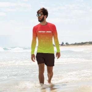 Red & Yellow Determined- Men's performance Long Sleeve