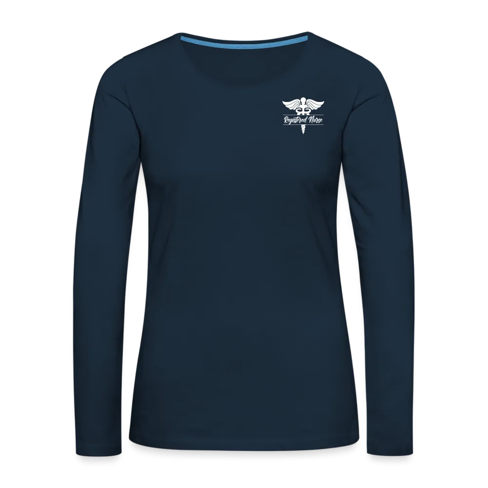 Registered Nurse Flag Women's Premium Long Sleeve T-Shirt  (CK7000)