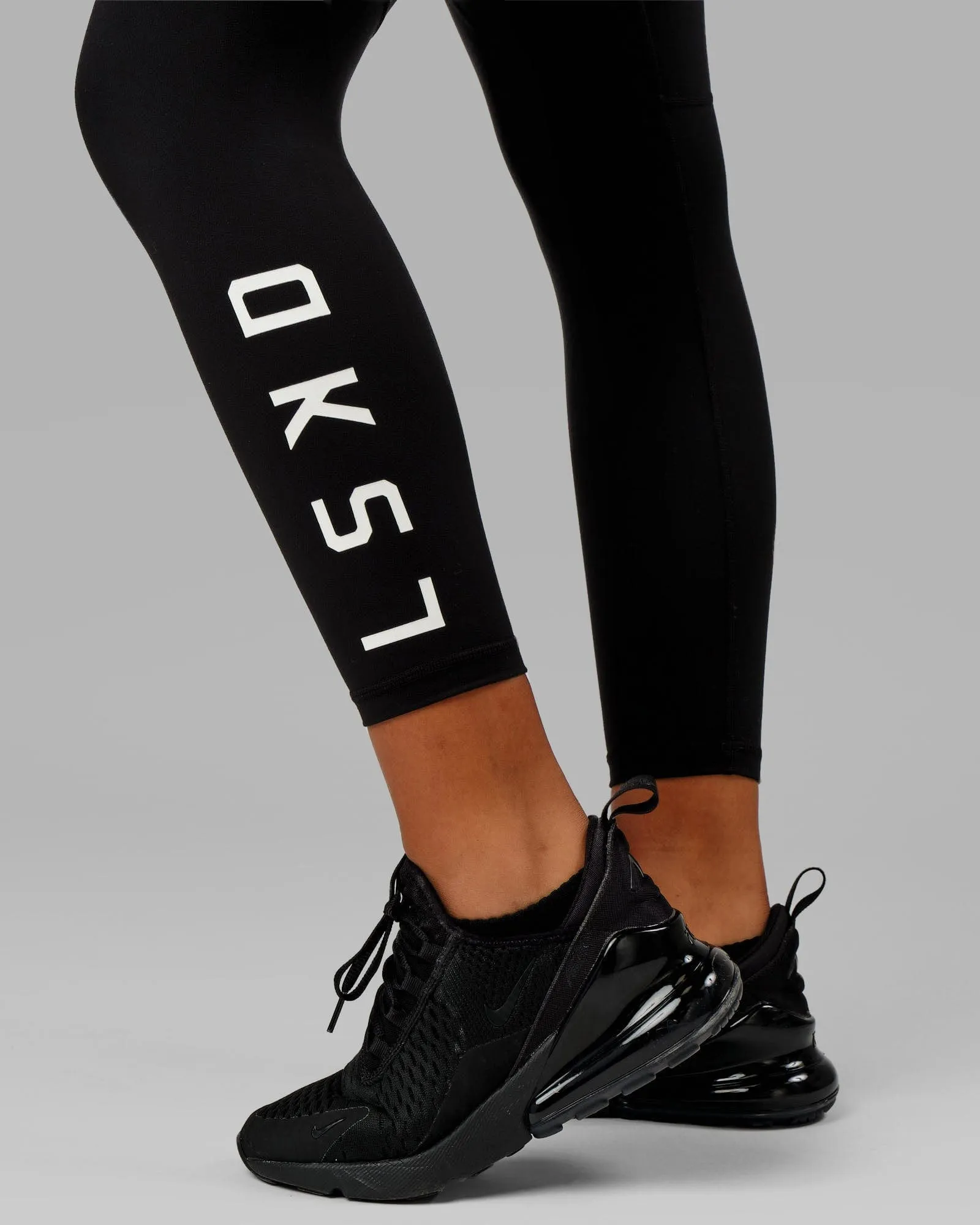 Rep 7/8 Length Tight - Black-White