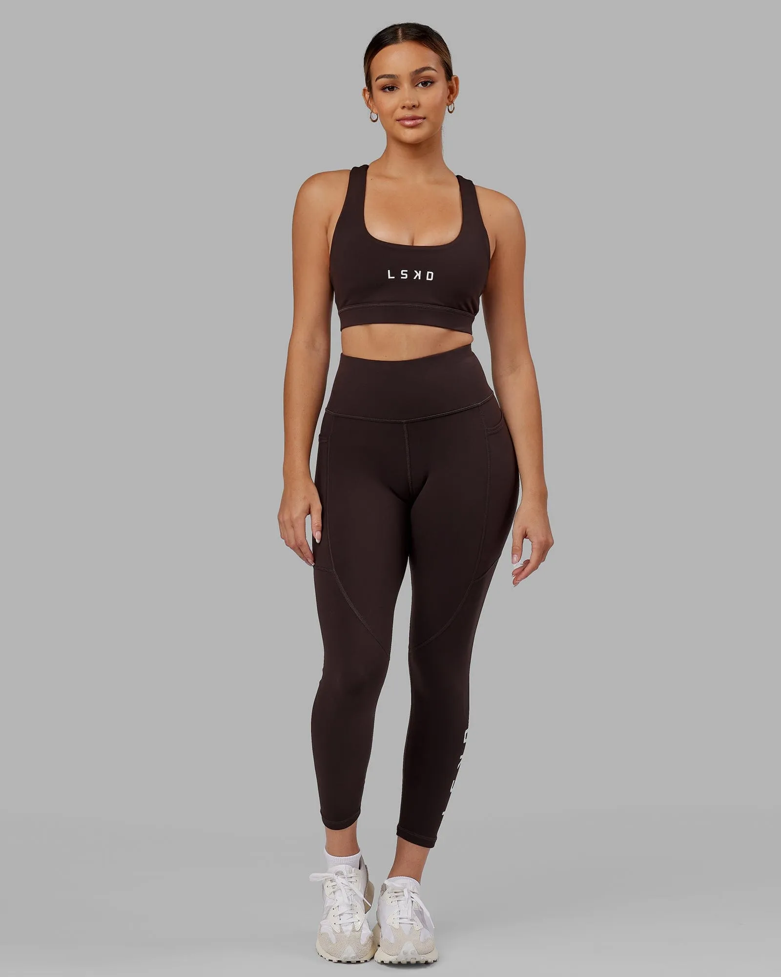 Rep 7/8 Length Tights - Dark Walnut