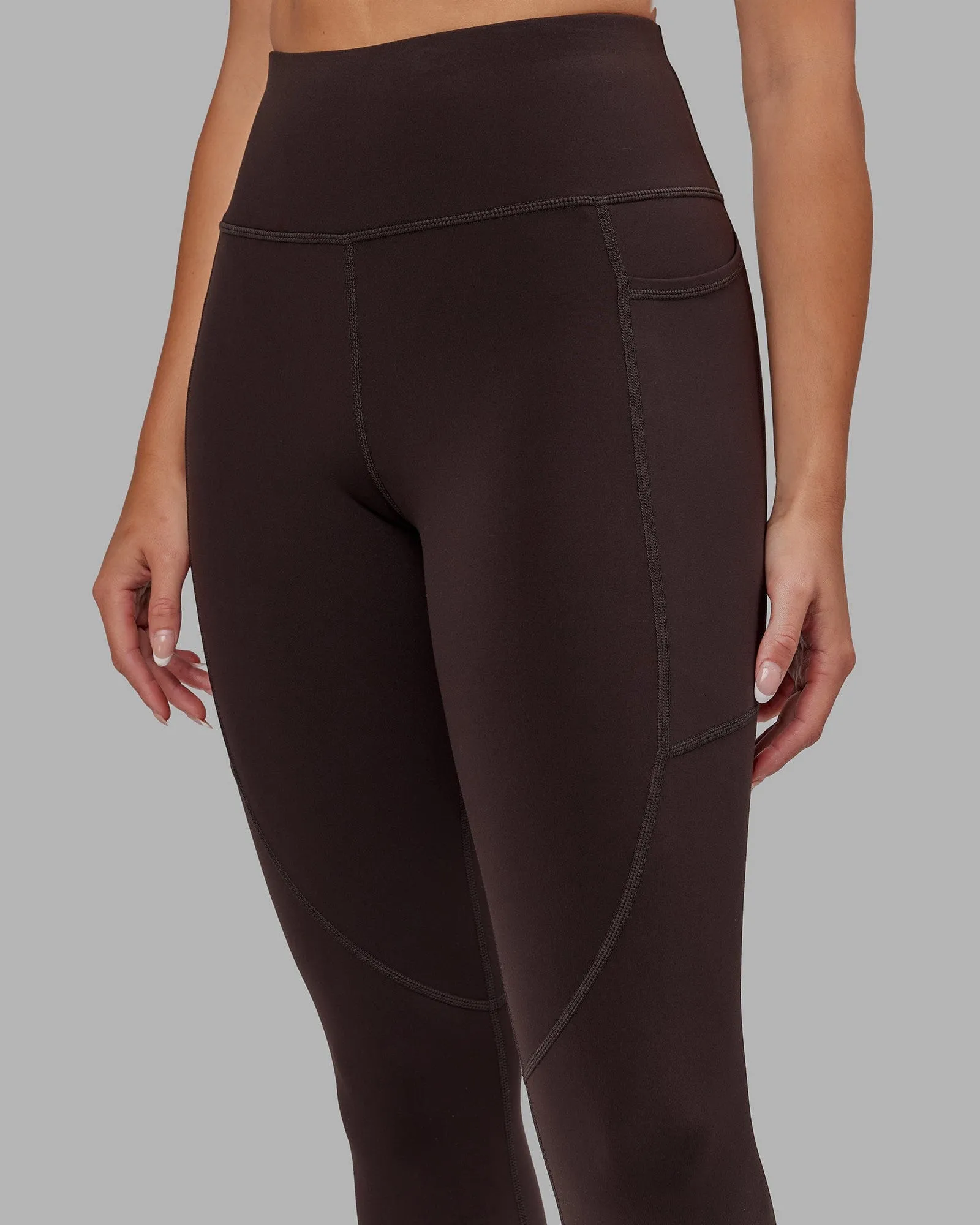 Rep 7/8 Length Tights - Dark Walnut