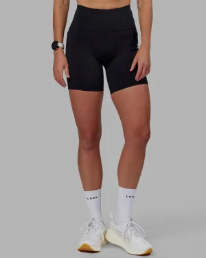 Rep Mid Short Tight - Black-White