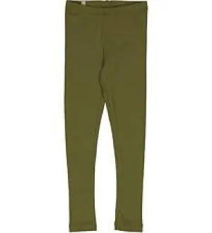 Rib Leggings in Winter Moss